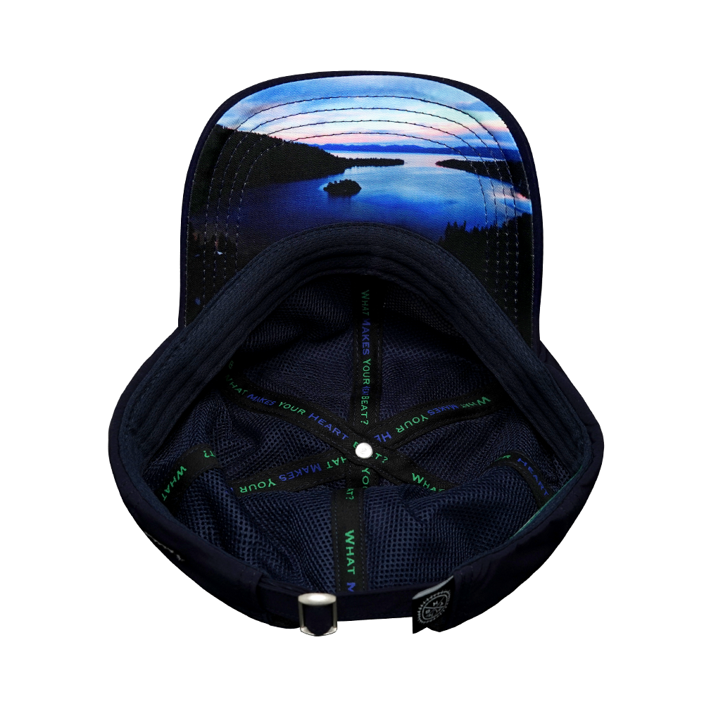 Tahoe Hat - Dad Hat - Navy - Fabric Back